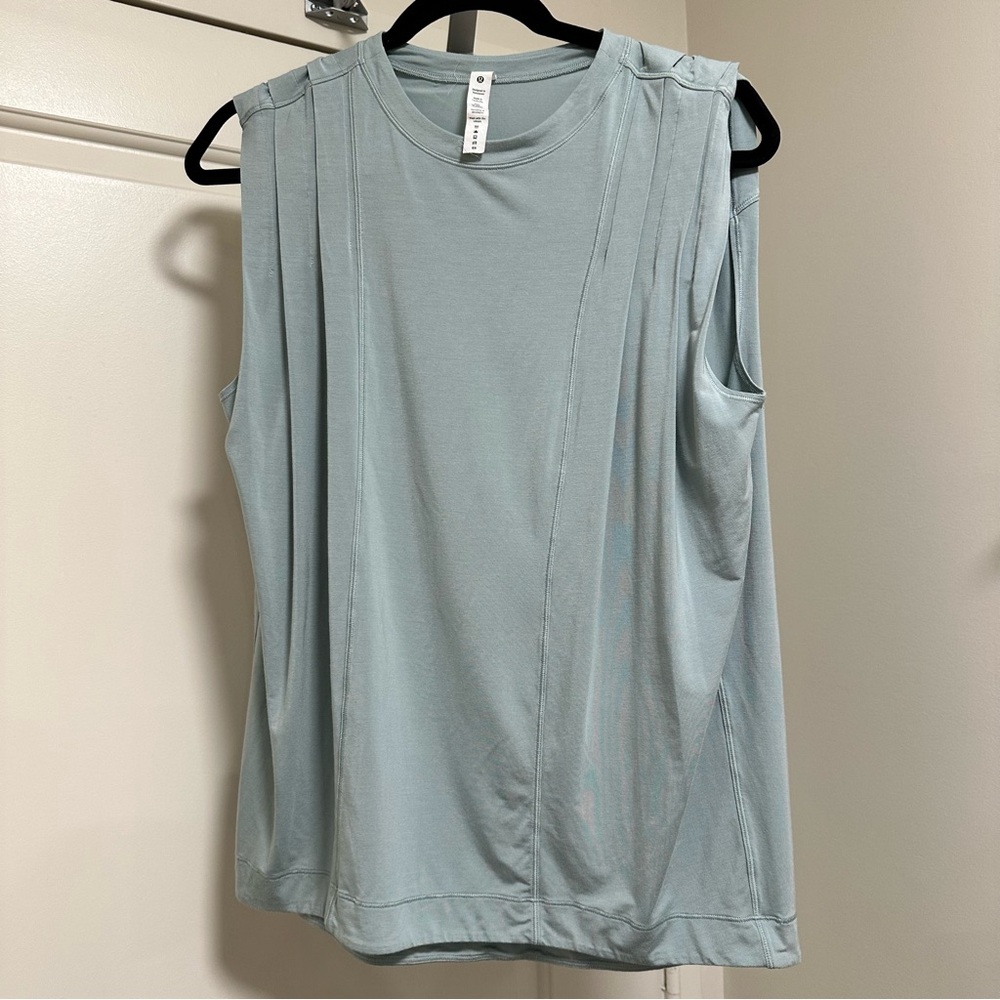 Lululemon Modal Pleated Shoulder Tank Top